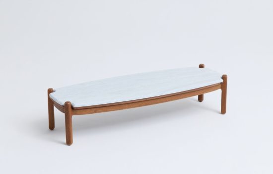MESA DE CENTRO ANNA TAMPO EM PEDRA EM 45